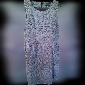 Knee length dress heavyweight double pocket